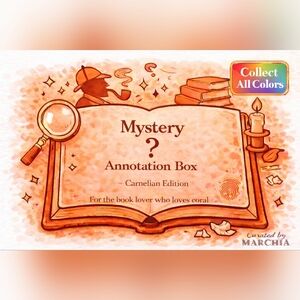 Everything But The Book Bundle-Mystery Annotation Box - Carnelian Edition